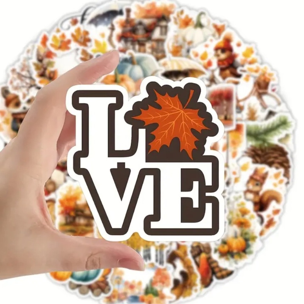 50pc Autumn Stickers - Picture 4 of 5